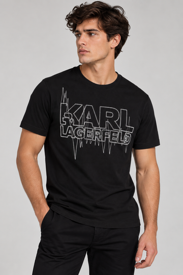 Camiseta Negra Hombre Karl Lagerfeld