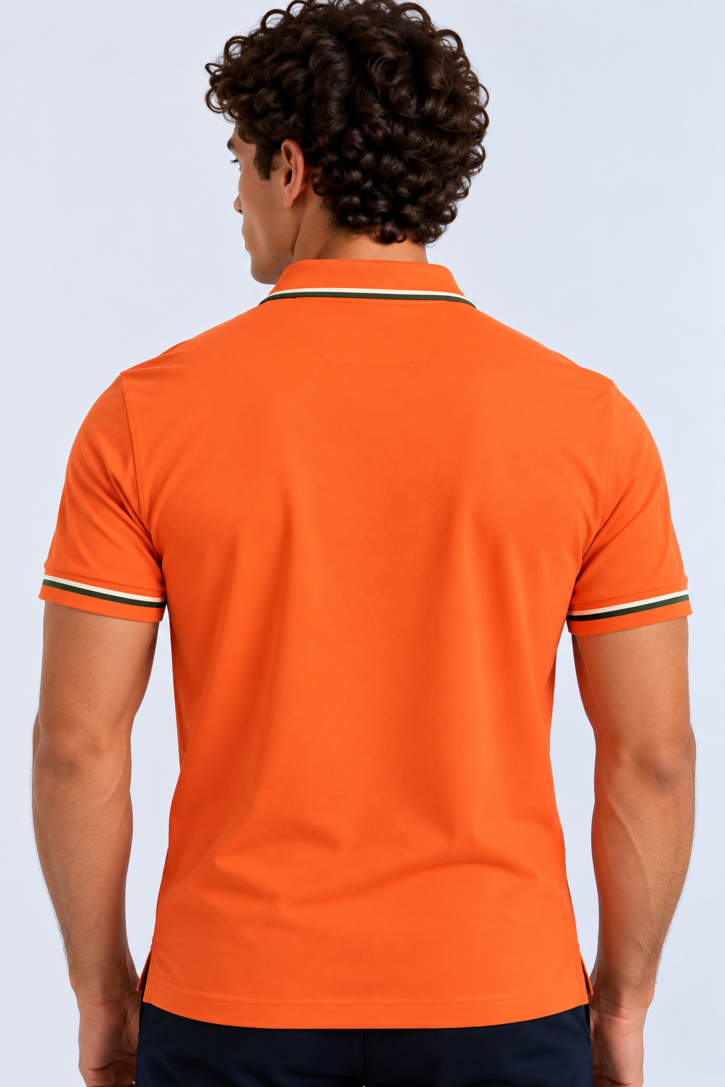 Polo Naranja Hombre Penguin