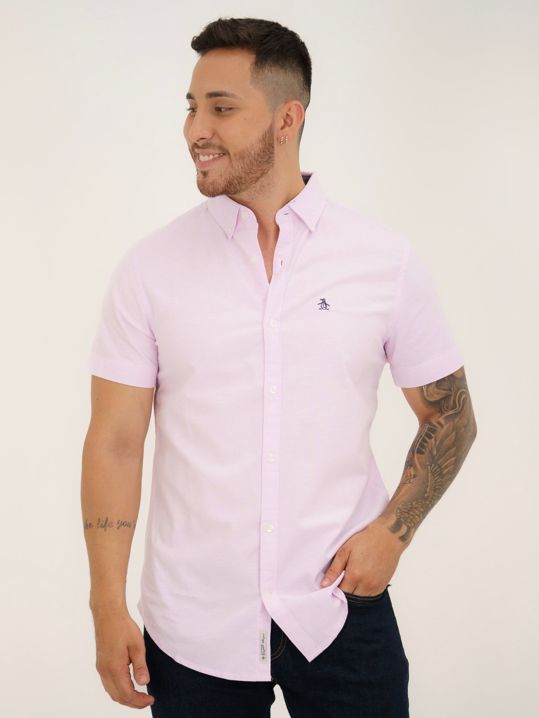 Marca Penguin Camisa Penguin Blanca Original Penguin Shirt