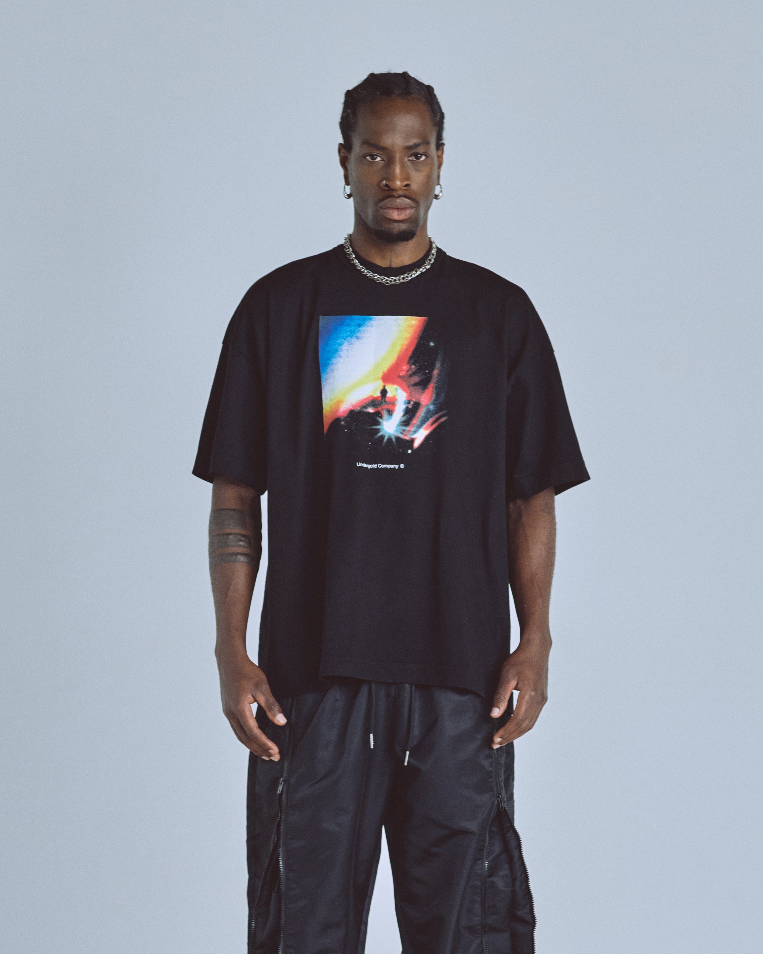 T-shirt Men Undergold Golden Heritage Nebula Black Camiseta