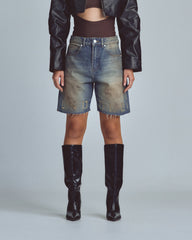 Short Denim Women Undergold W Stardust Studio Jeans