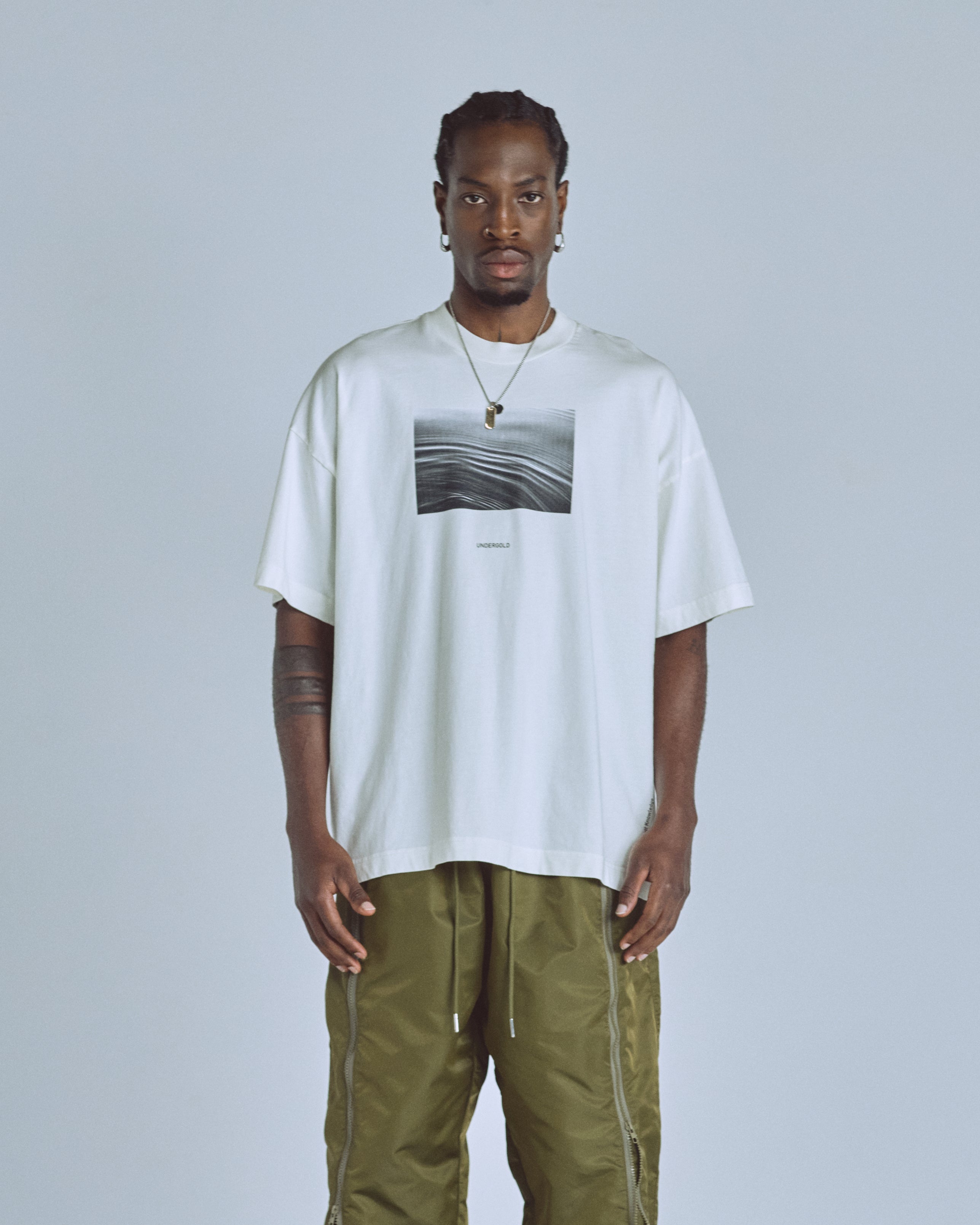 T-shirt Men Undergold Golden Heritage Drop White XXL Camiseta