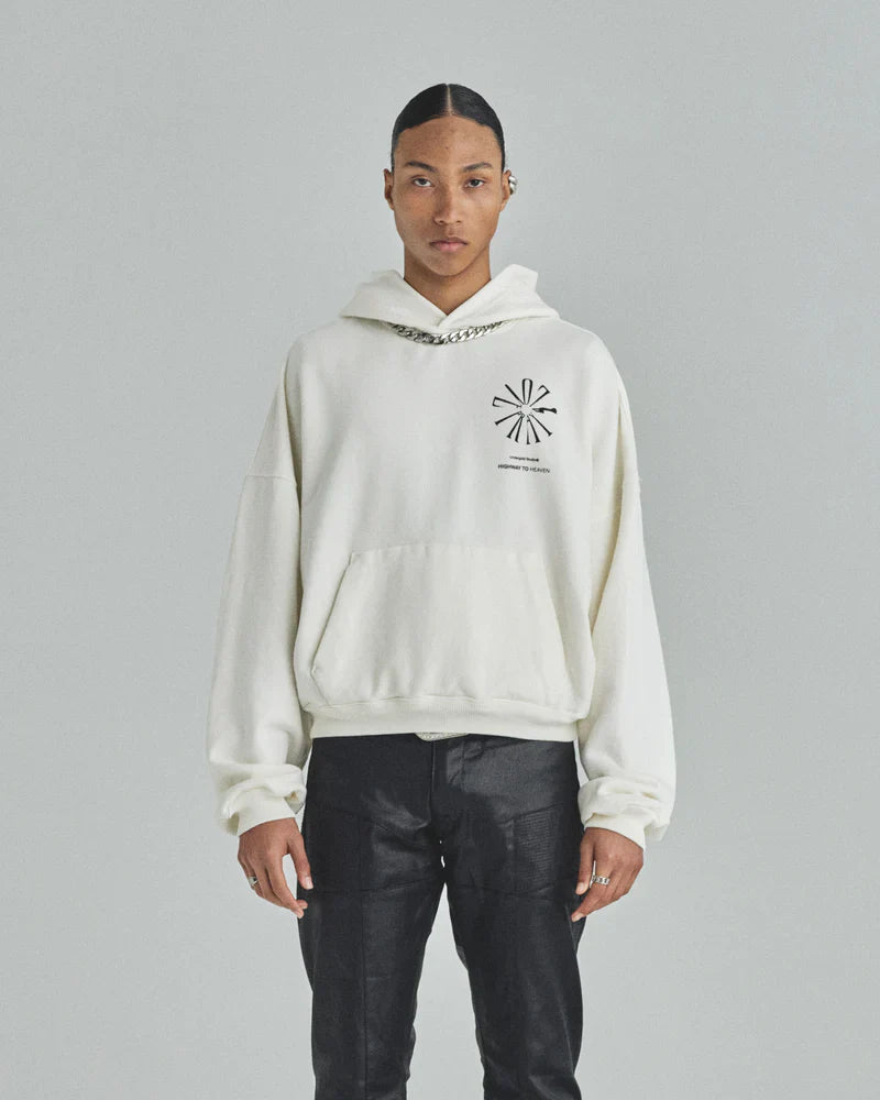 Hoodie Men Undergold Spring Pray 4 Love Boxy Fit Hoodie