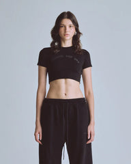 Baby Tee Women Undergold Capsule Blessed Are You Crop Top