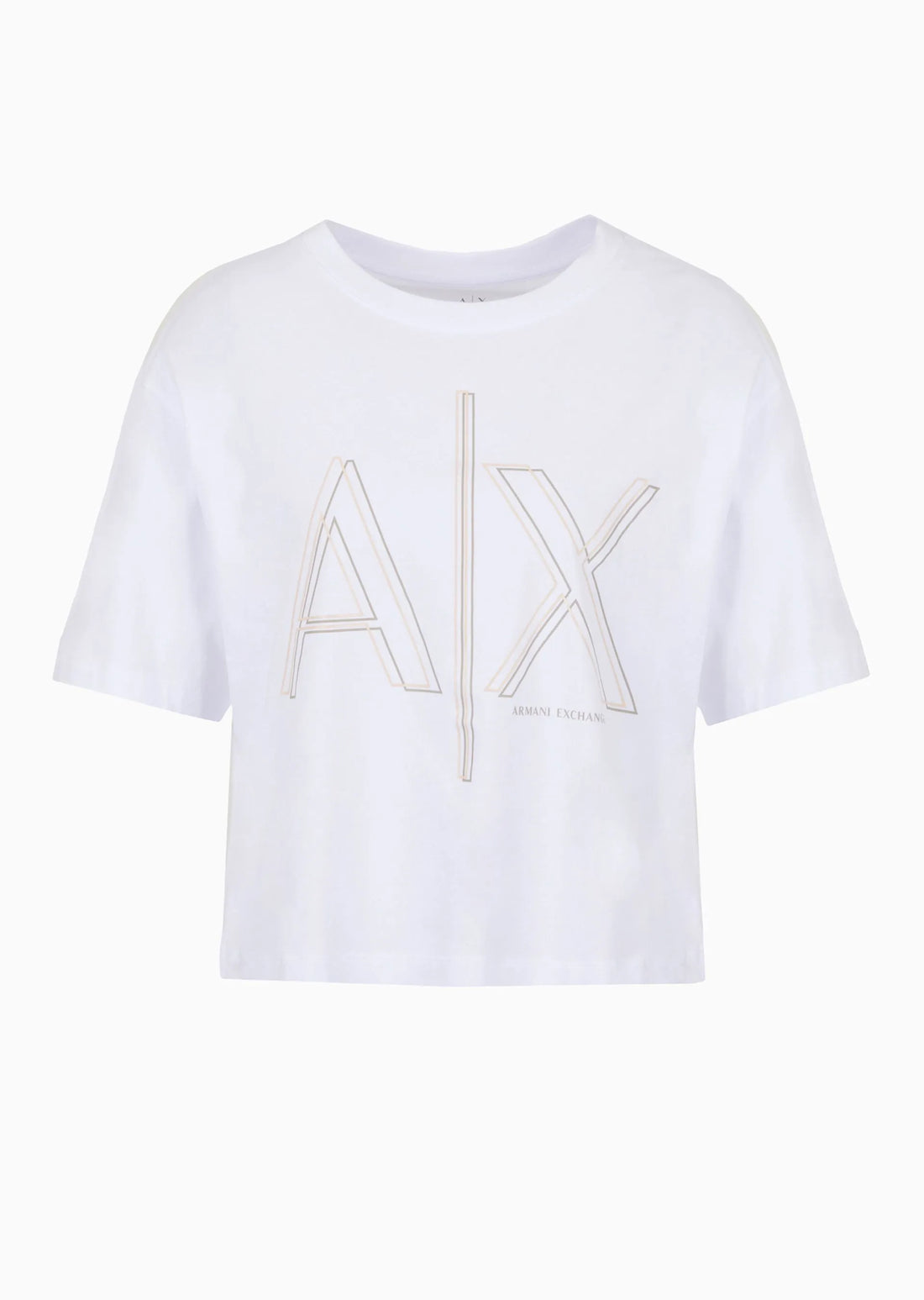 T-Shirt Women White Armani Exchange Camiseta
