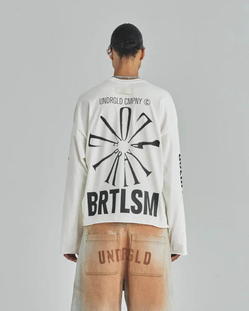 Tshirt Men Undergold Spring Pray 4 Love Long Sleeve Camiseta