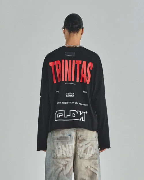 Tshirt Men Undergold Spring Trinitas Long Sleeve Camiseta