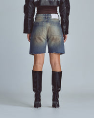 Short Denim Women Undergold W Stardust Studio Jeans