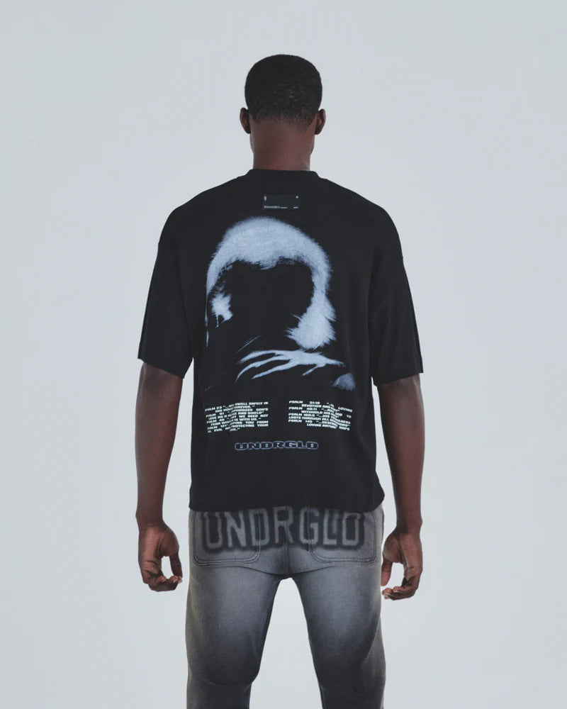 Tshirt Boxy Fit Men Undergold Holy State Head