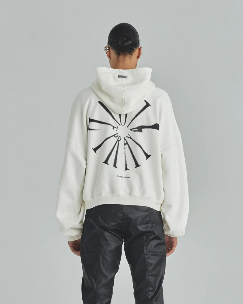 Hoodie Men Undergold Spring Pray 4 Love Boxy Fit Hoodie