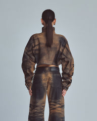 Jacket Undergold Stardust Stars Talla Neck Zip Up Chaqueta