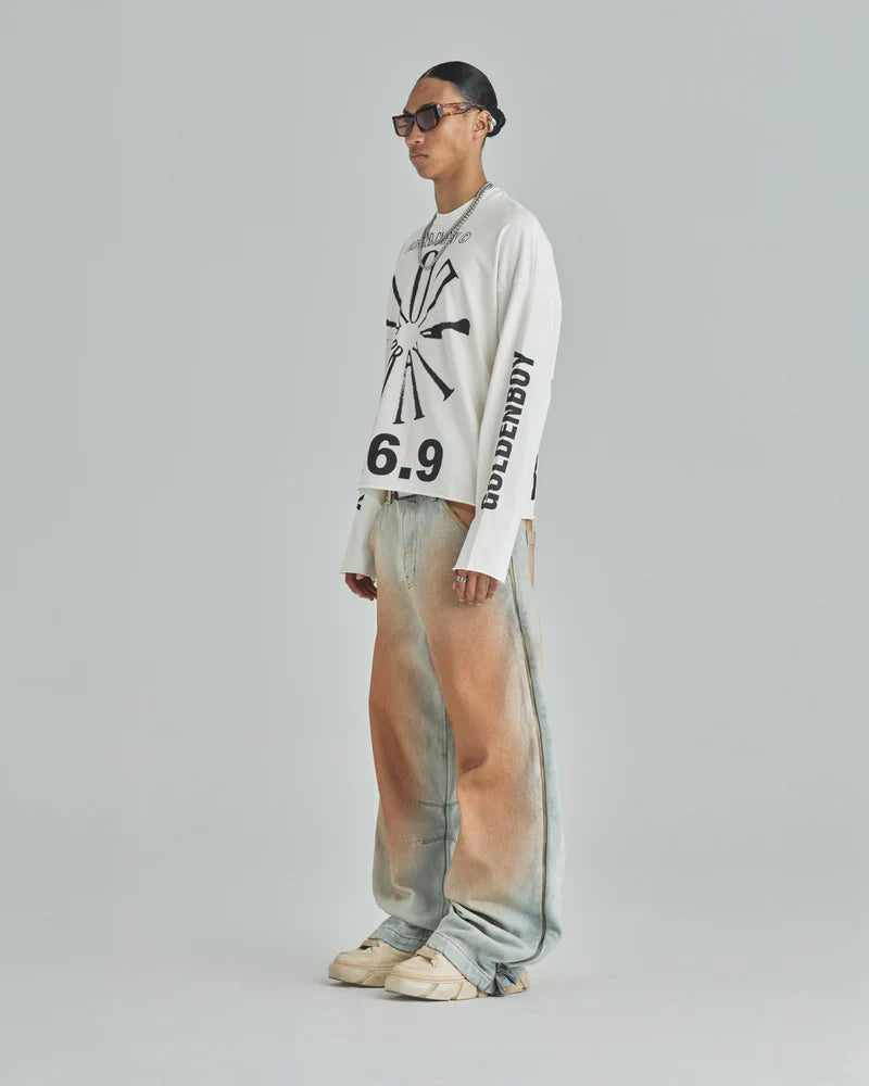 Tshirt Men Undergold Spring Pray 4 Love Long Sleeve Camiseta