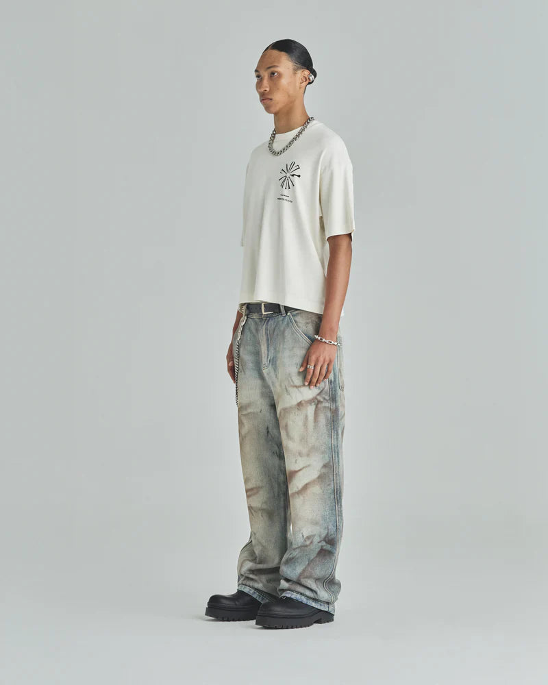 Tshirt Men Undergold Spring Pray 4 Love Boxy Fit Camiseta