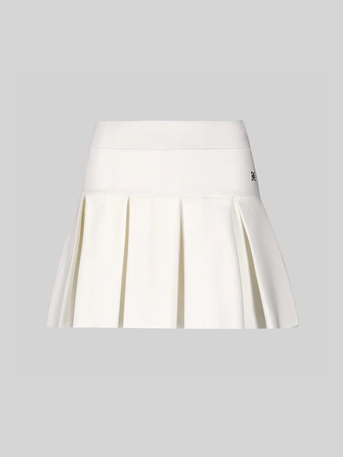 CELĒIT Logo Skirt Ivory