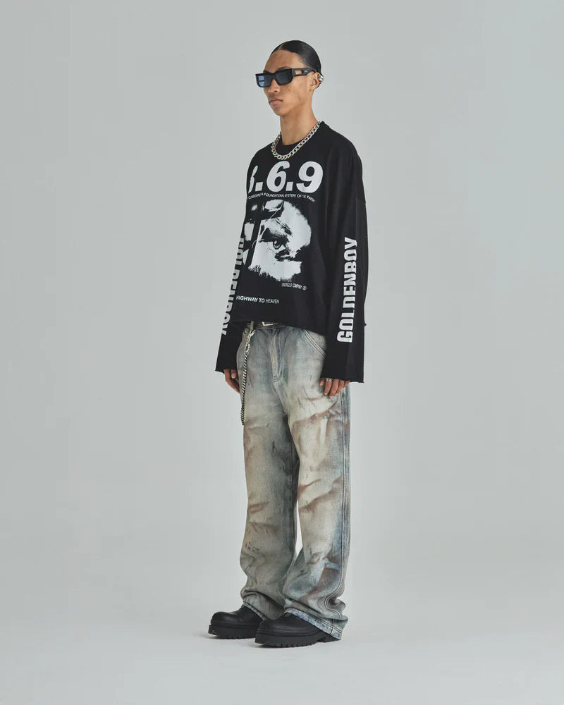 Tshirt Men Undergold Spring Trinitas Long Sleeve Camiseta