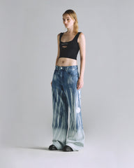 Basics Women Undergold Studio Cut Out Tank Top Black Crop Top