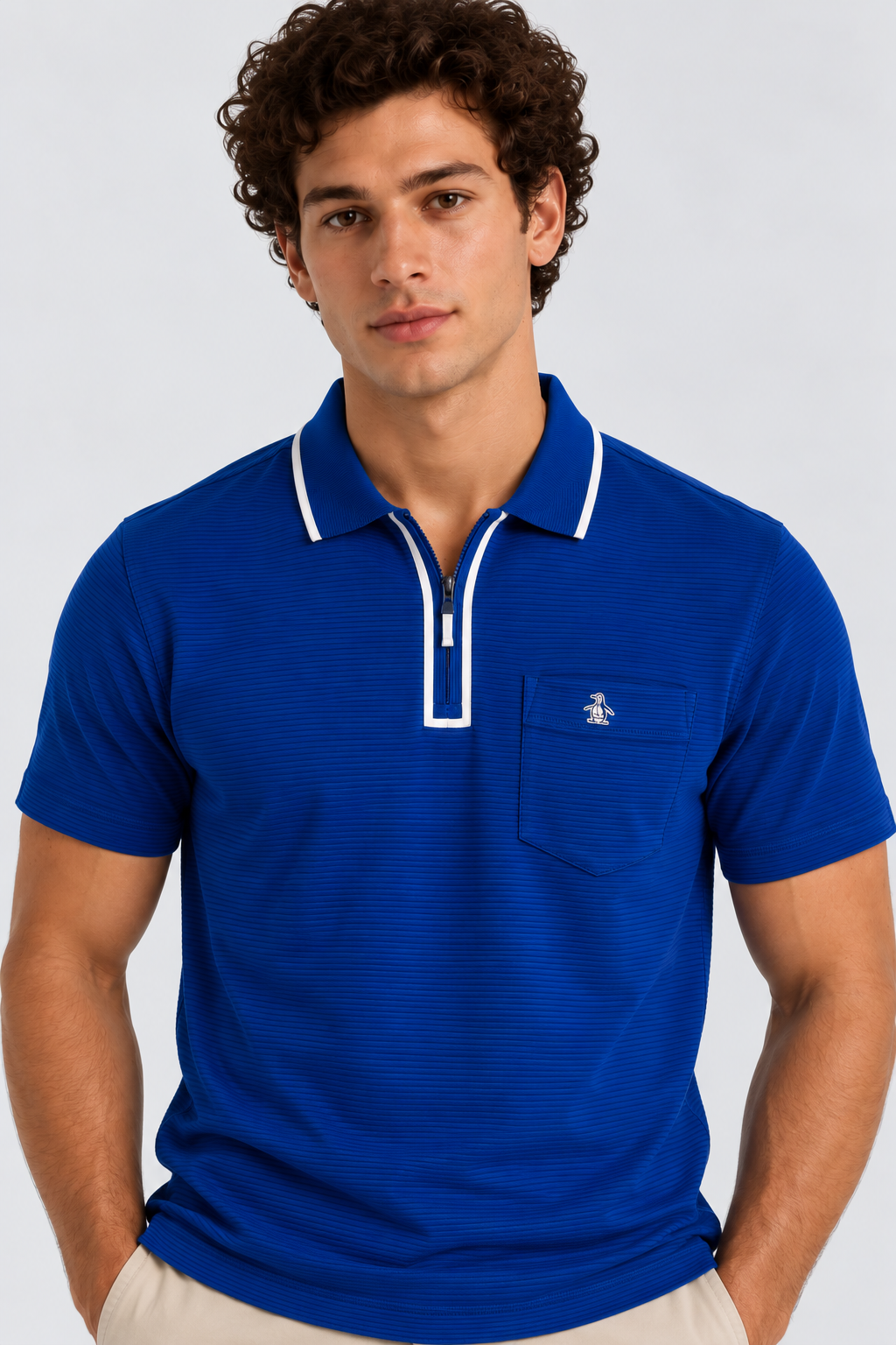 Polo Azul Hombre Penguin