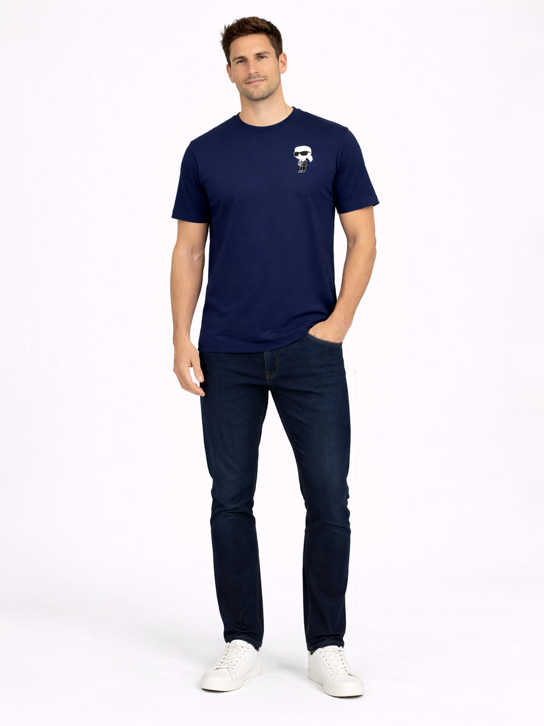 Camiseta Azul Hombre Karl Lagerfeld