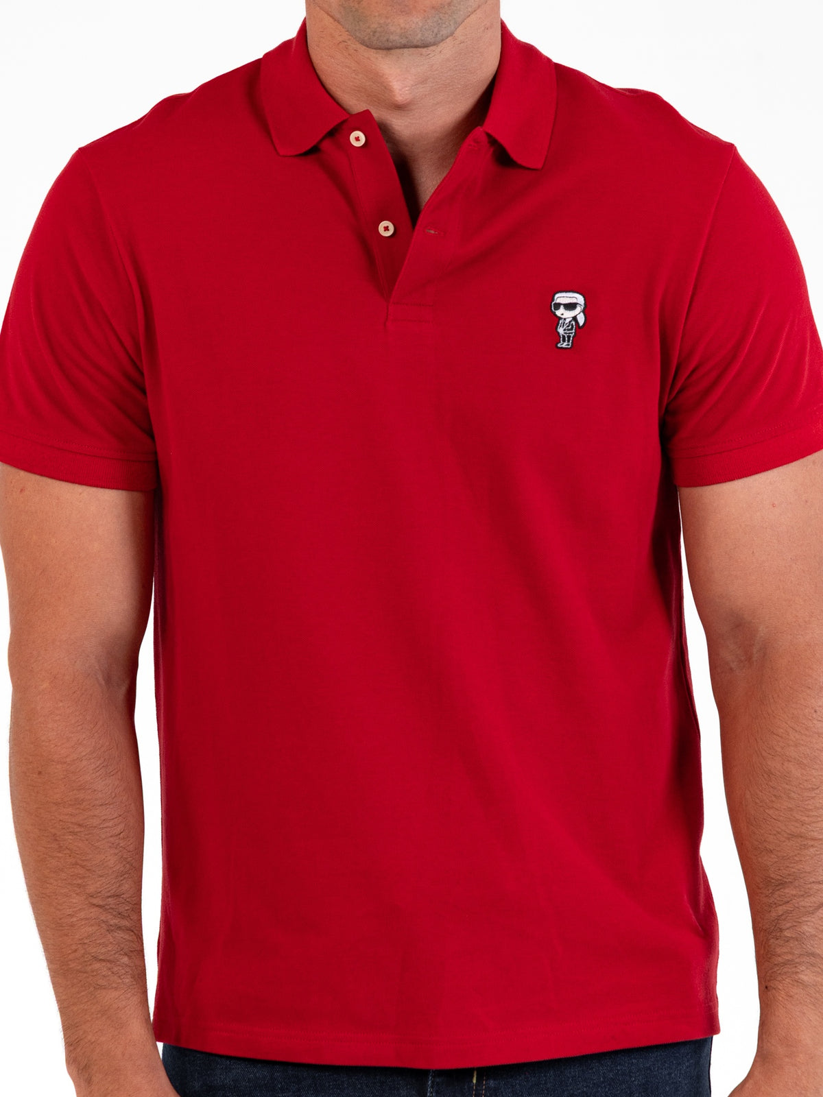 Polo Rojo Hombre Karl Lagerfeld