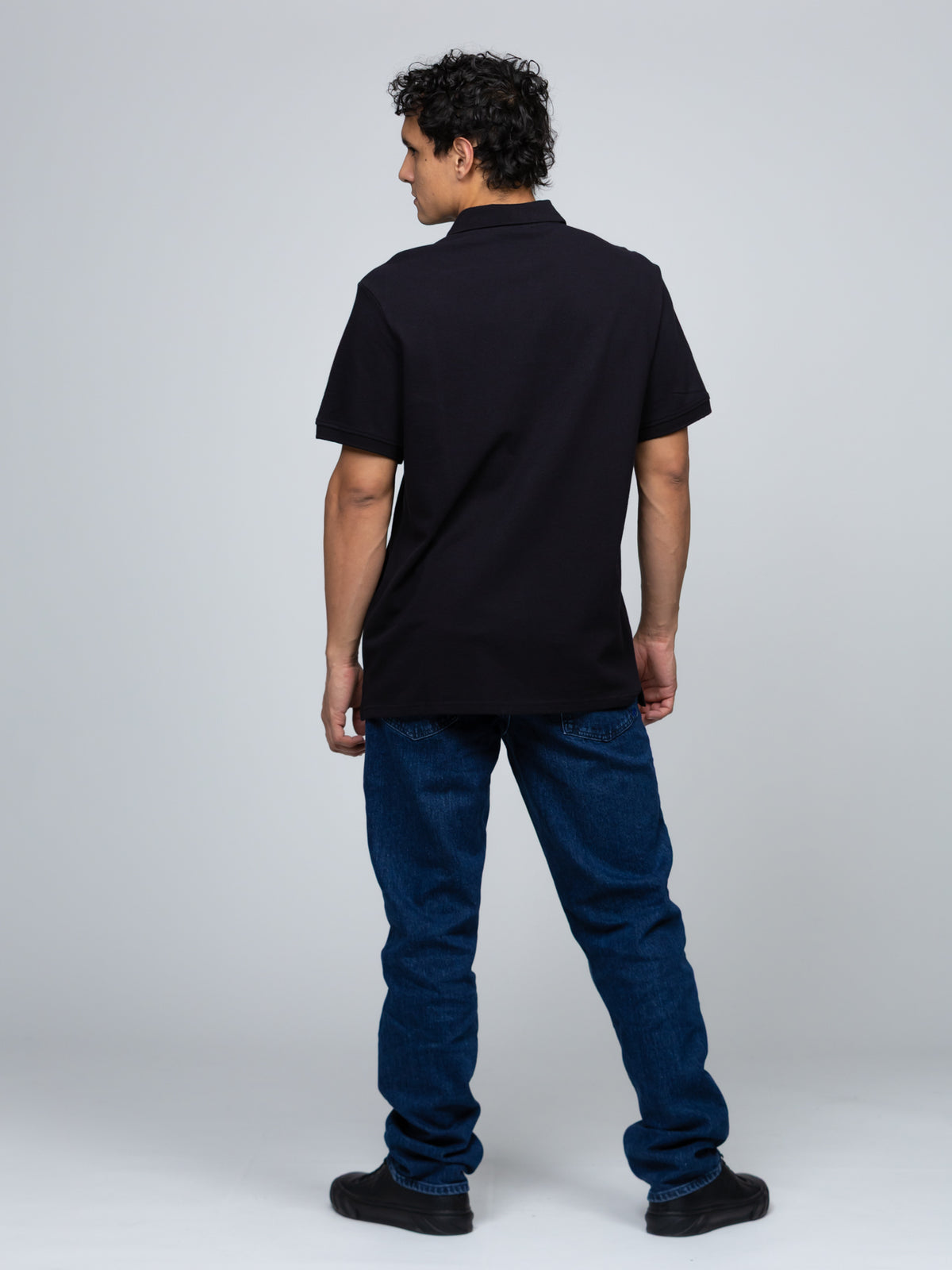 Polo Negro Hombre Karl Lagerfeld