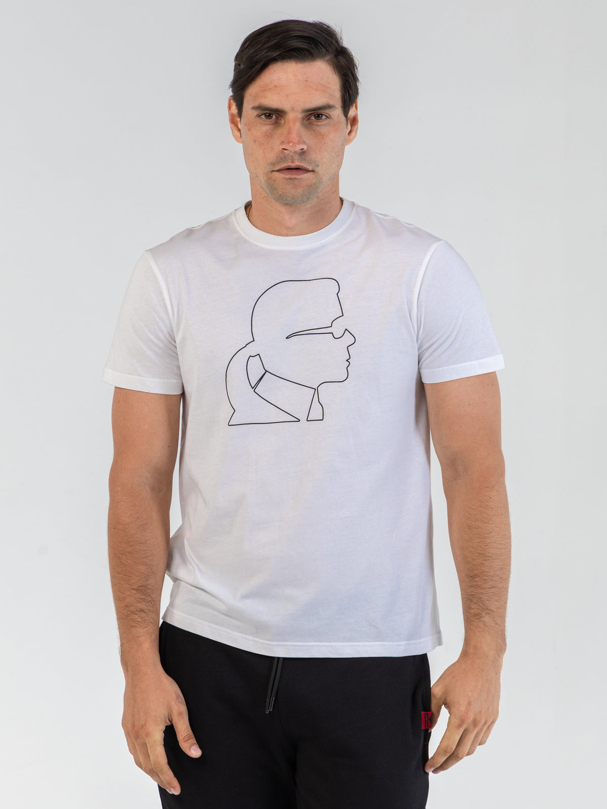 Camiseta Blanca Hombre Karl Lagerfeld