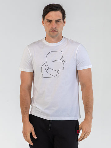Camiseta Blanca Hombre Karl Lagerfeld