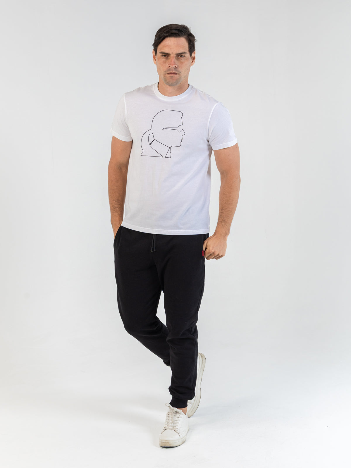 Camiseta Blanca Hombre Karl Lagerfeld