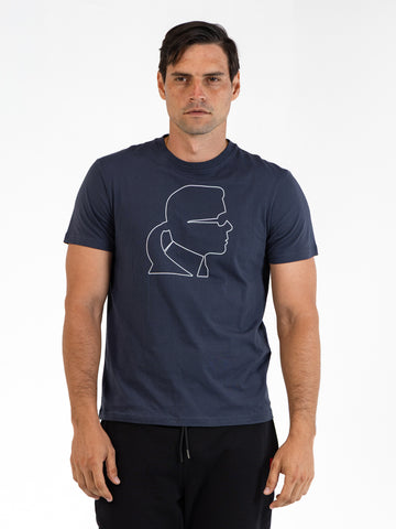 Camiseta Azul Hombre Karl Lagerfeld
