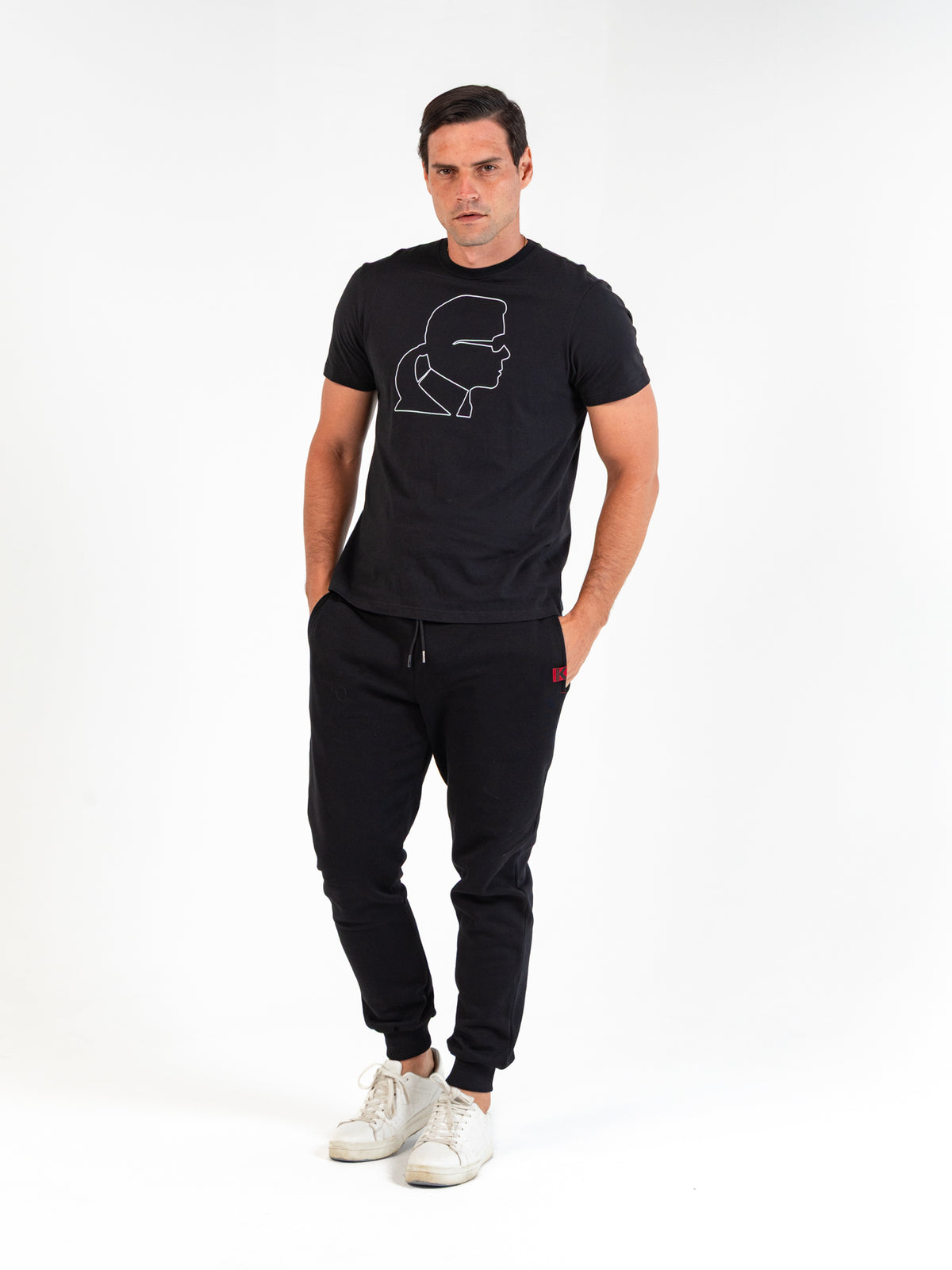 Camiseta Negra Hombre Karl Lagerfeld