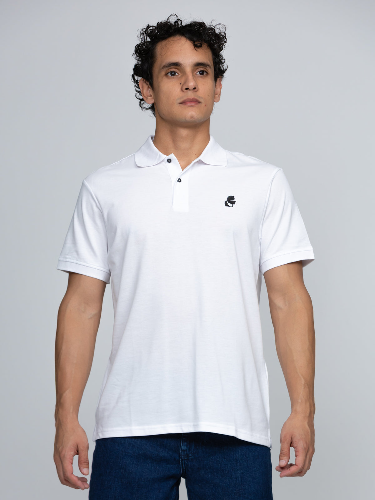 Polo Blanco Hombre Karl Lagerfeld