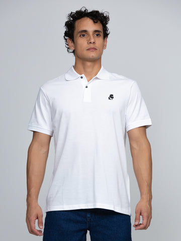 Polo Blanco Hombre Karl Lagerfeld