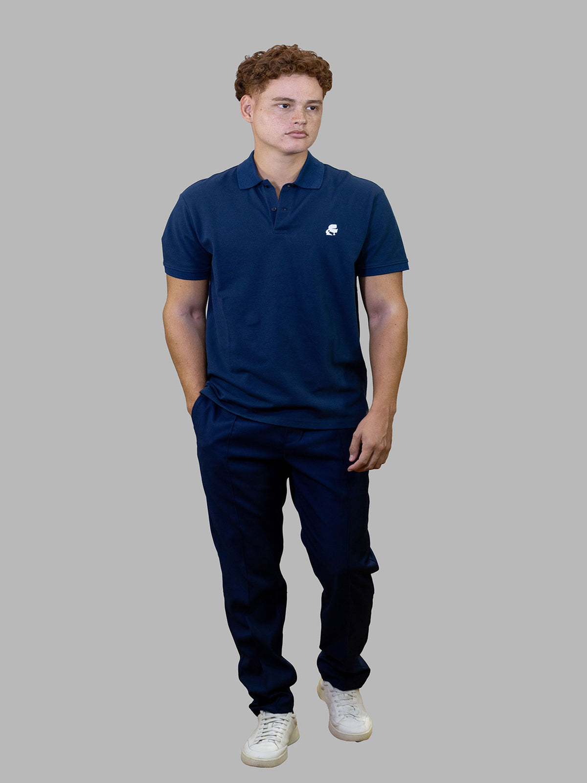 Polo Azul Hombre Karl Lagerfeld