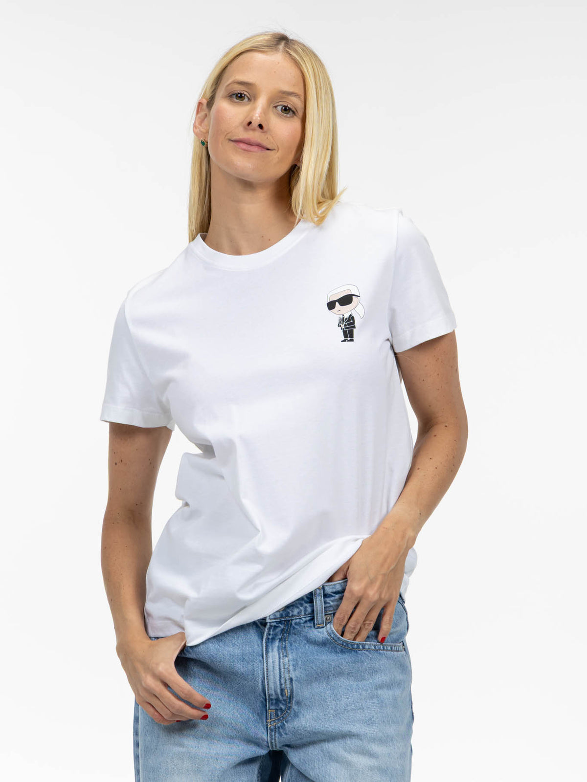 Camiseta Blanca Mujer Karl Lagerfeld