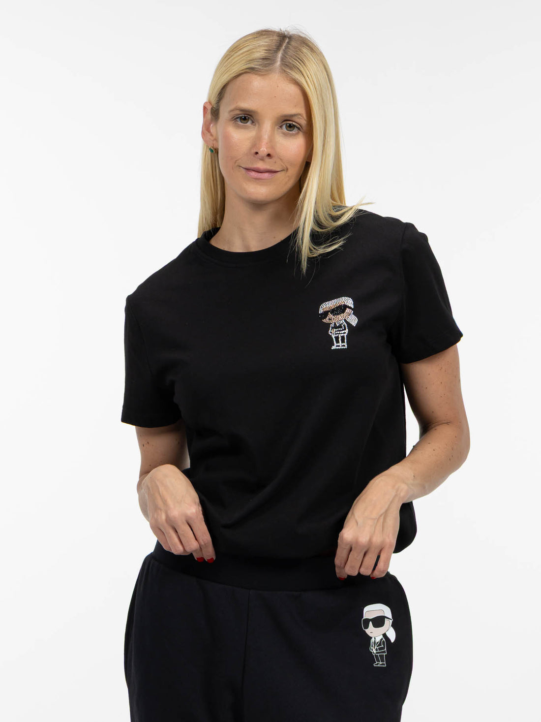 Camiseta Negra Mujer Karl Lagerfeld