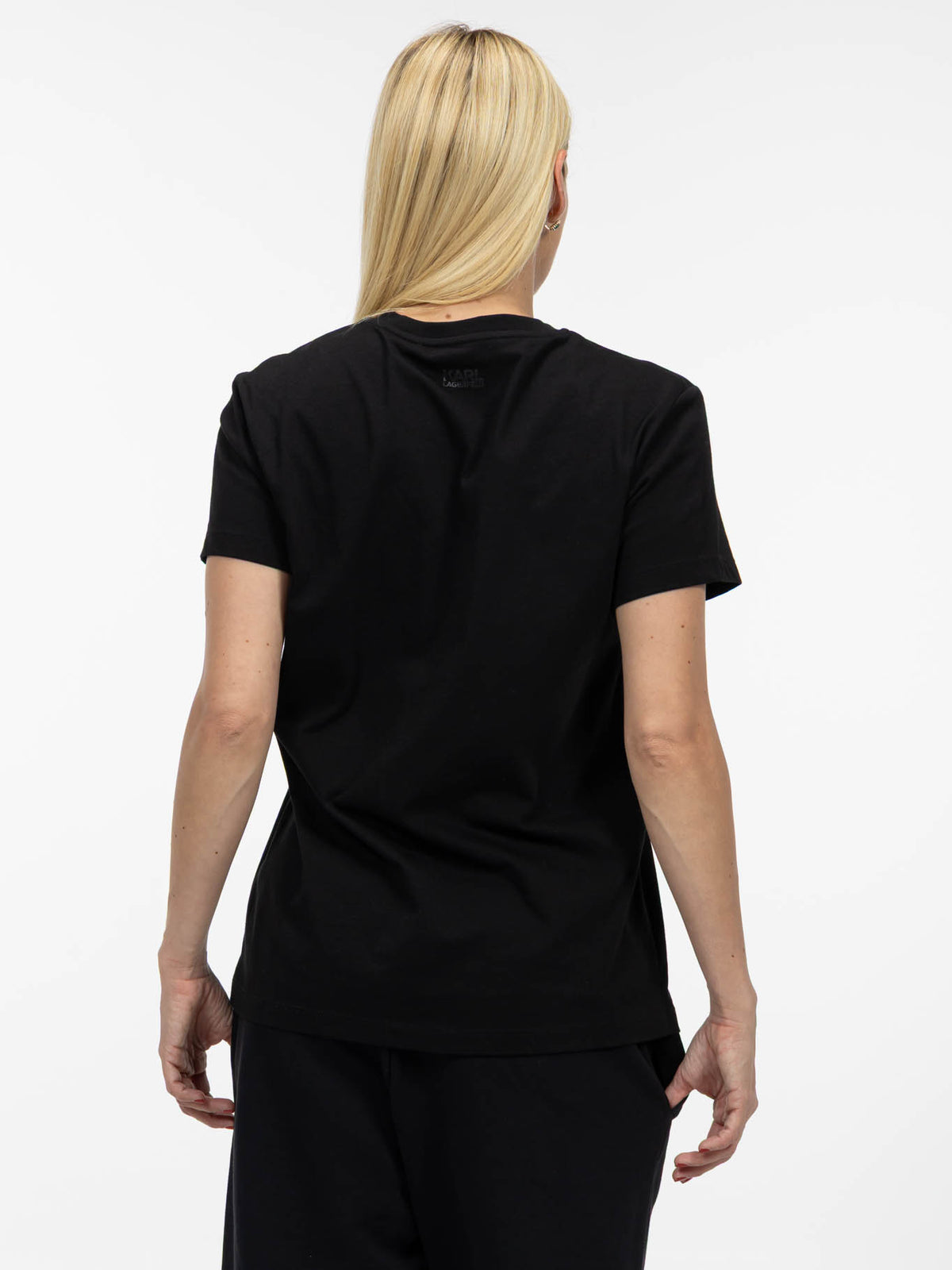 Camiseta Negra Mujer Karl Lagerfeld