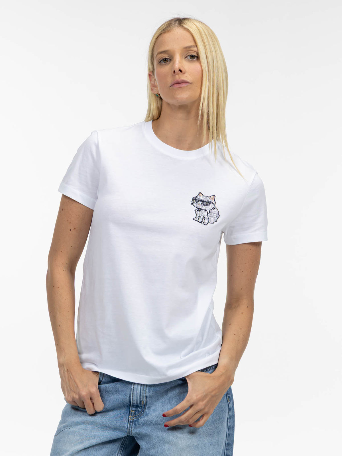 Camiseta Blanca Mujer Karl Lagerfeld