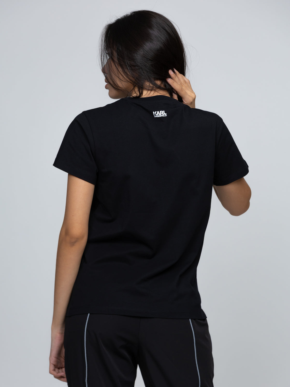 Camiseta Negra Mujer Karl Lagerfeld