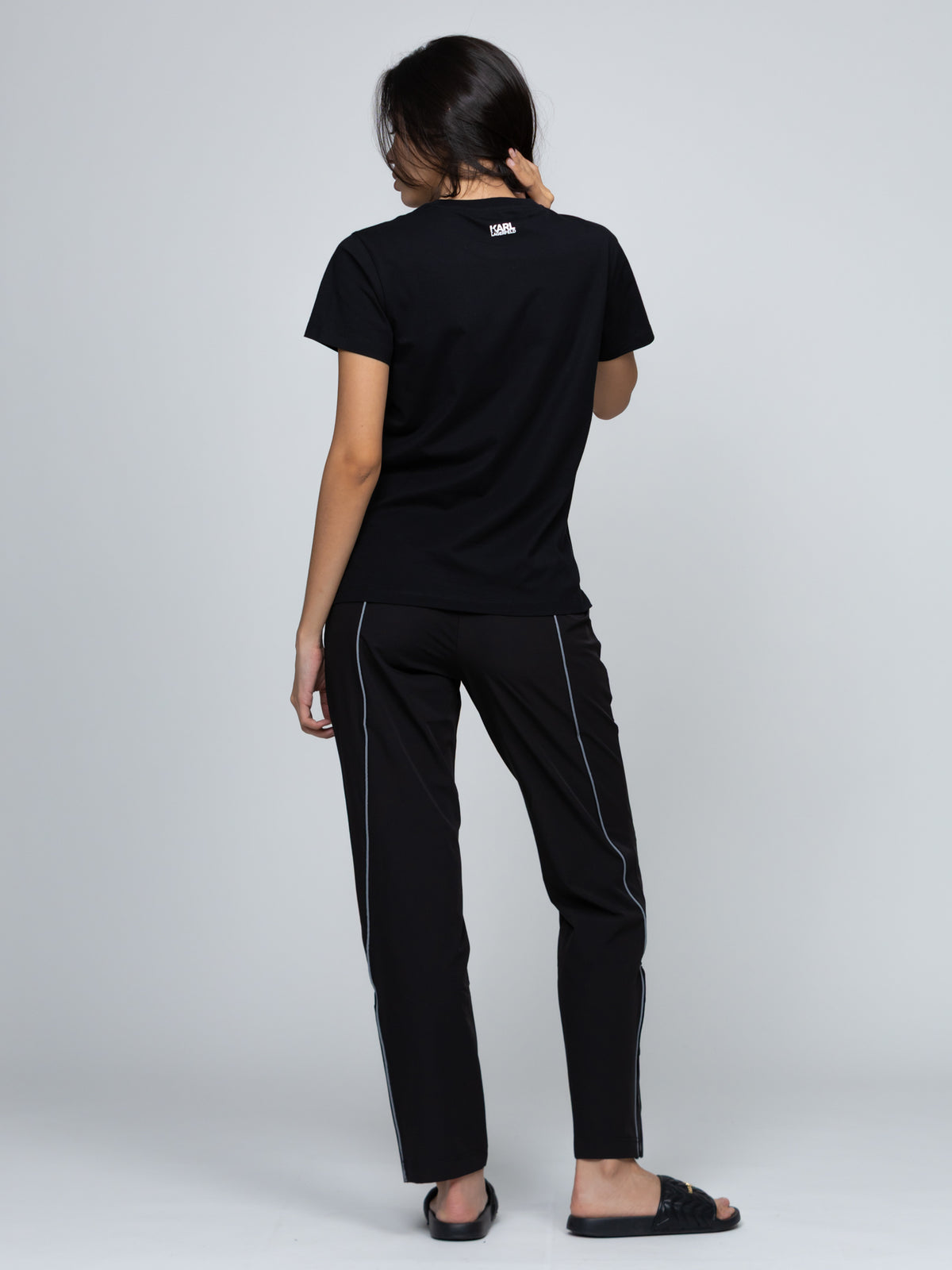 Camiseta Negra Mujer Karl Lagerfeld