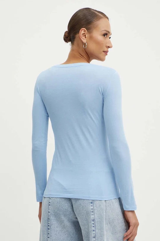 T-Shirt Women Blue Armani Exchange Camibuzo
