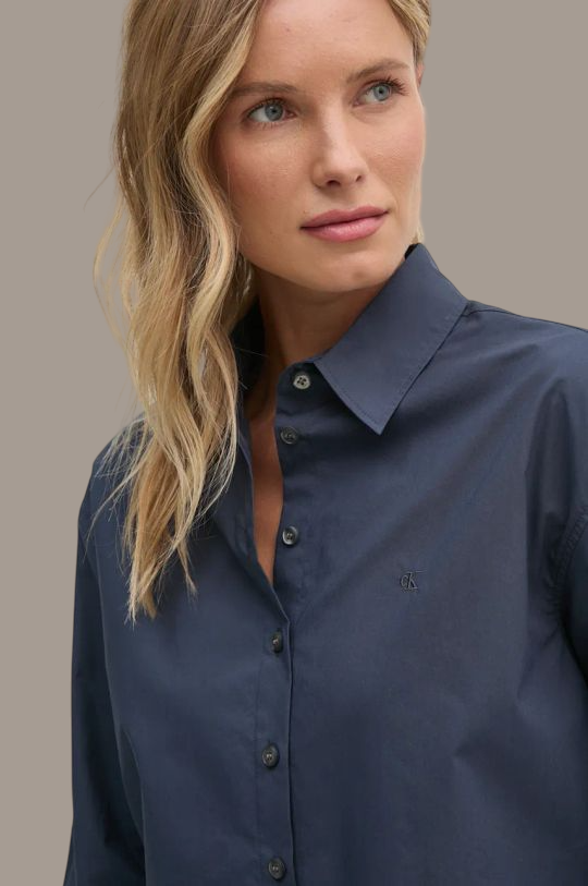 Long Shirt Calvin Klein Women Ink XS Camiseta
