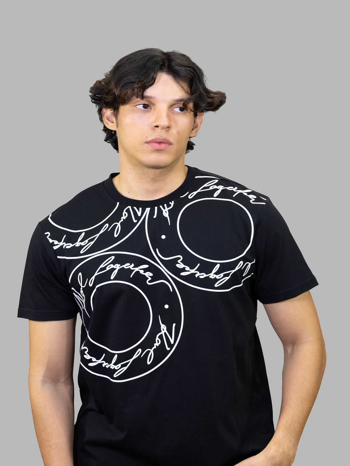 Camiseta Negra Hombre Karl Lagerfeld