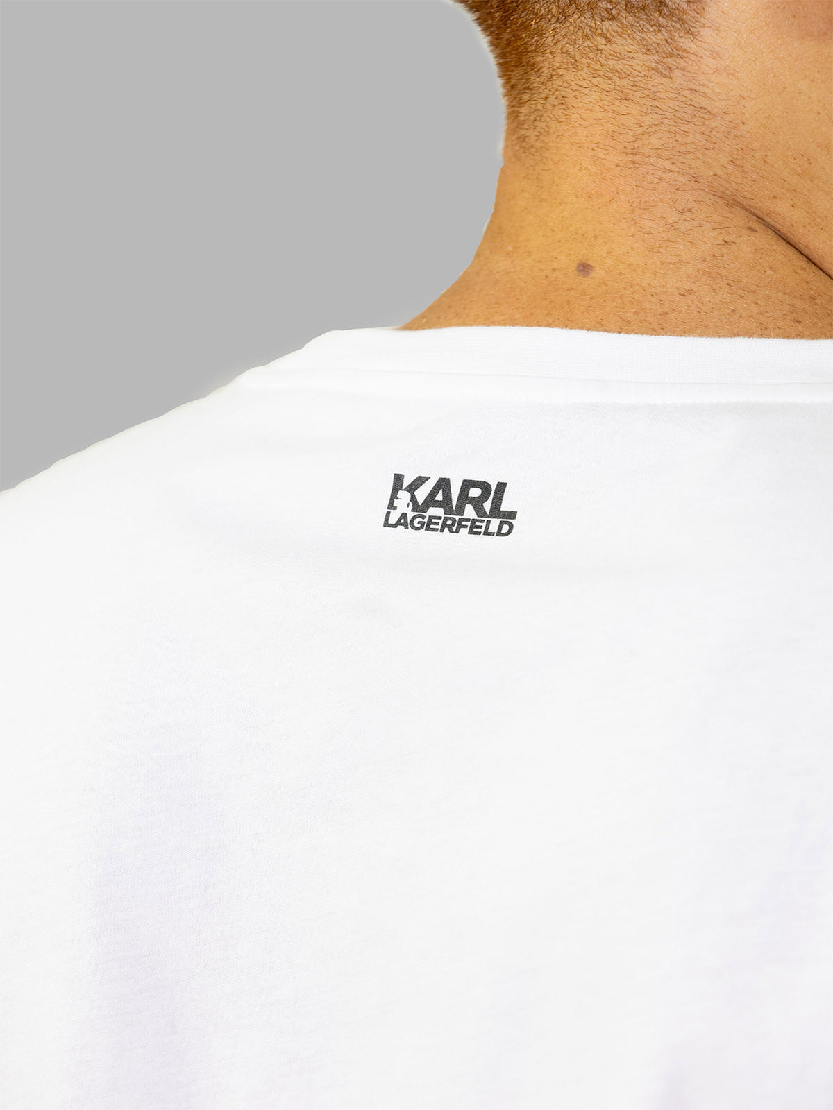 Camiseta Blanca Hombre Karl Lagerfeld