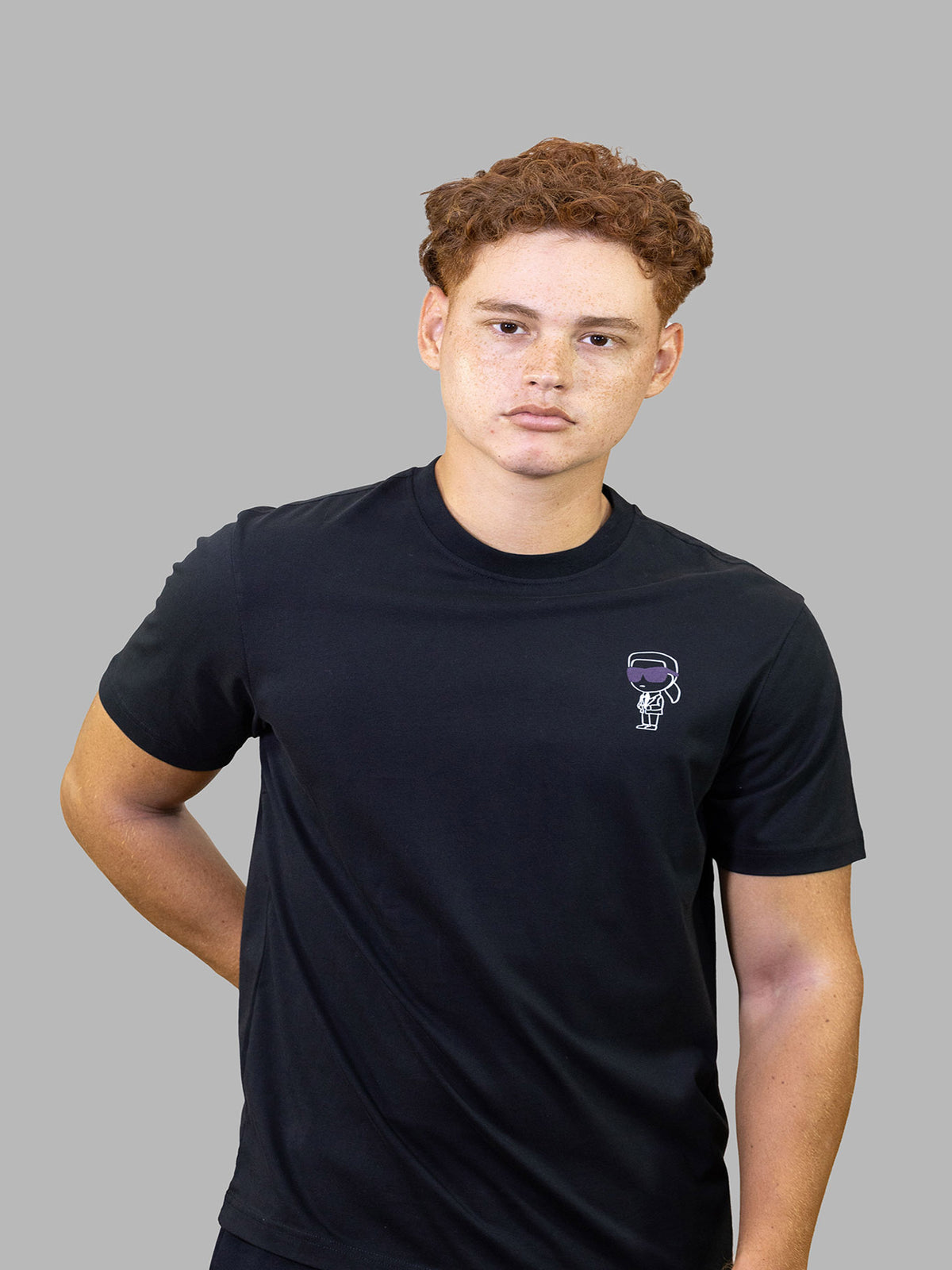 Camiseta Negra Hombre Karl Lagerfeld