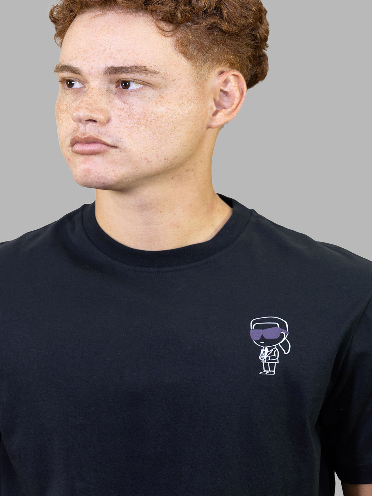 Camiseta Negra Hombre Karl Lagerfeld