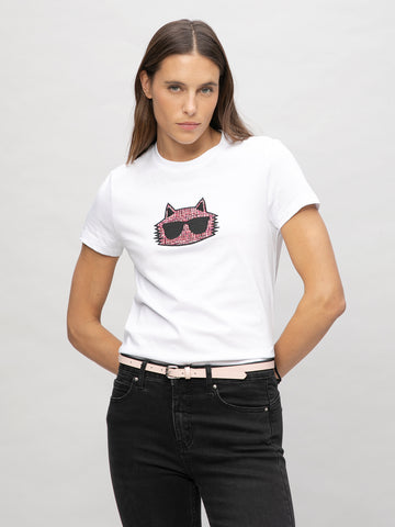 Camiseta Blanca Mujer Karl Lagerfeld