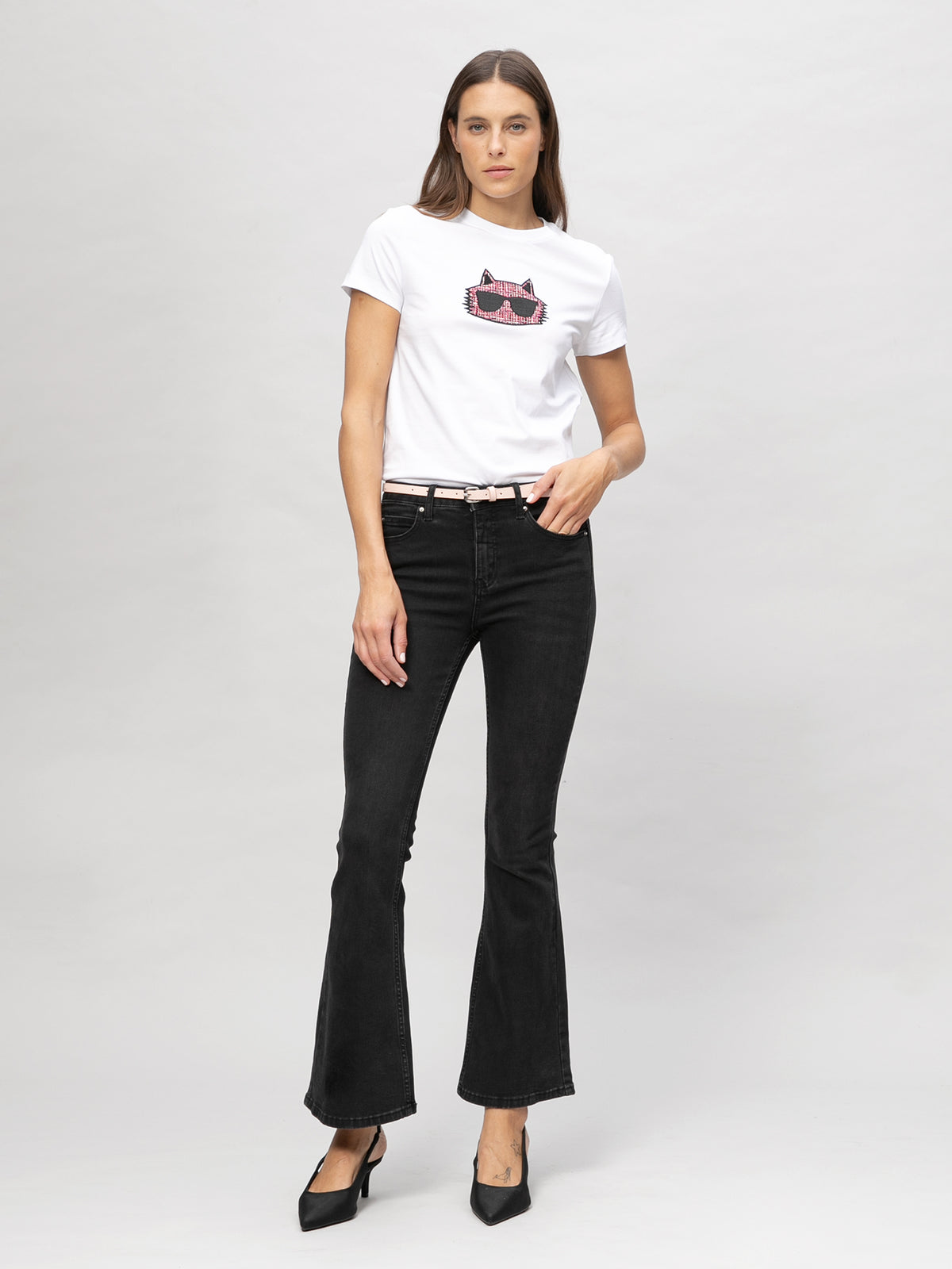 Camiseta Blanca Mujer Karl Lagerfeld