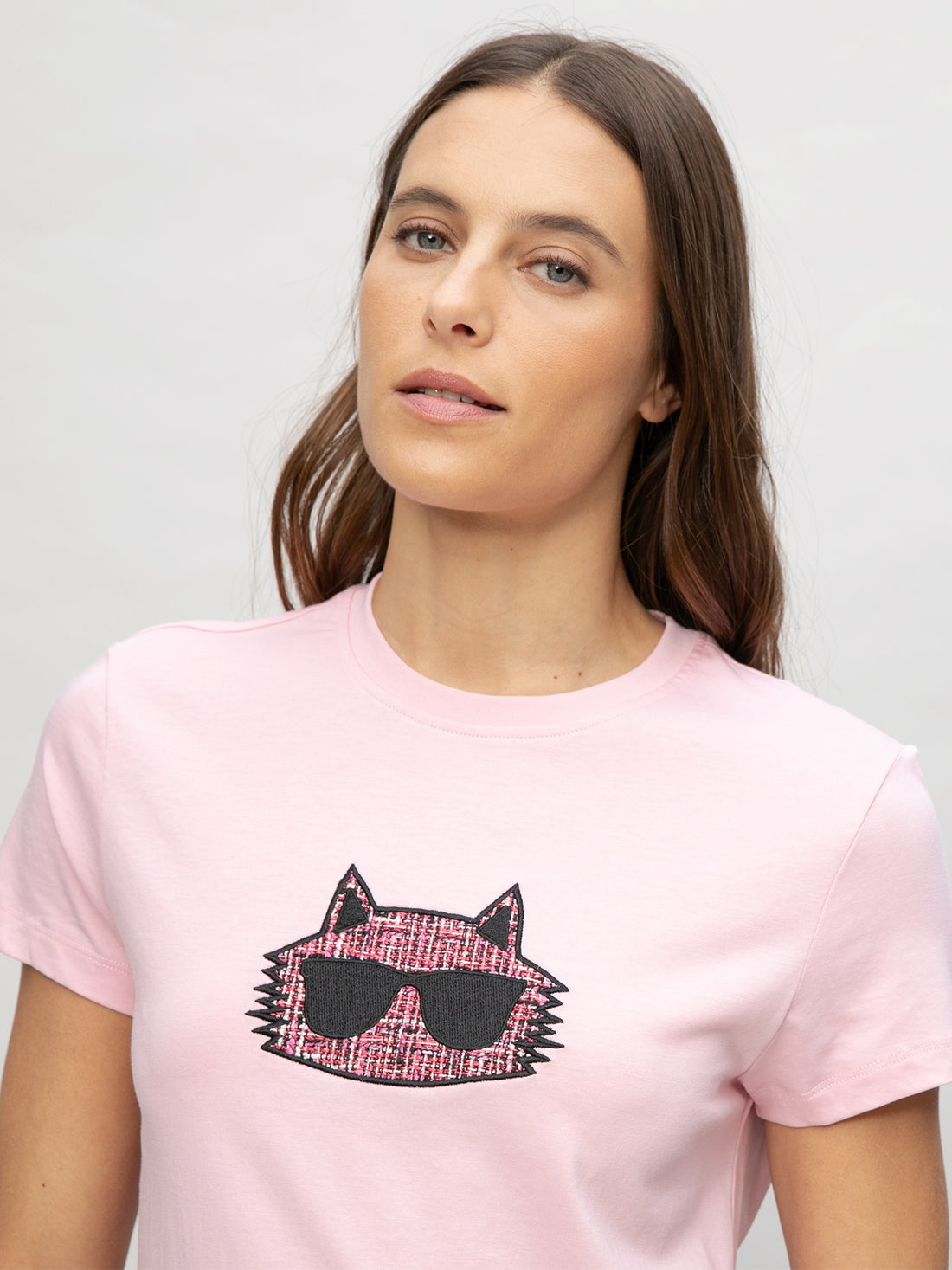 Camiseta Rosada Mujer Karl Lagerfeld