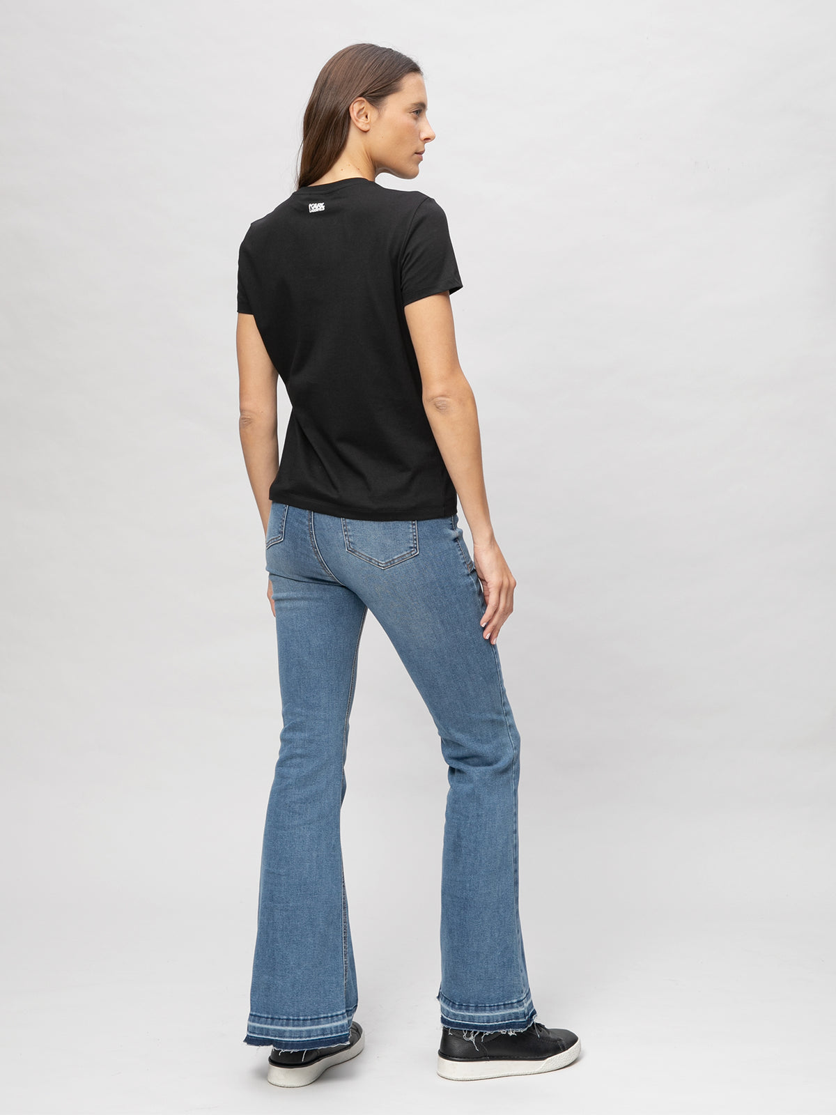 Camiseta Negra Mujer Karl Lagerfeld