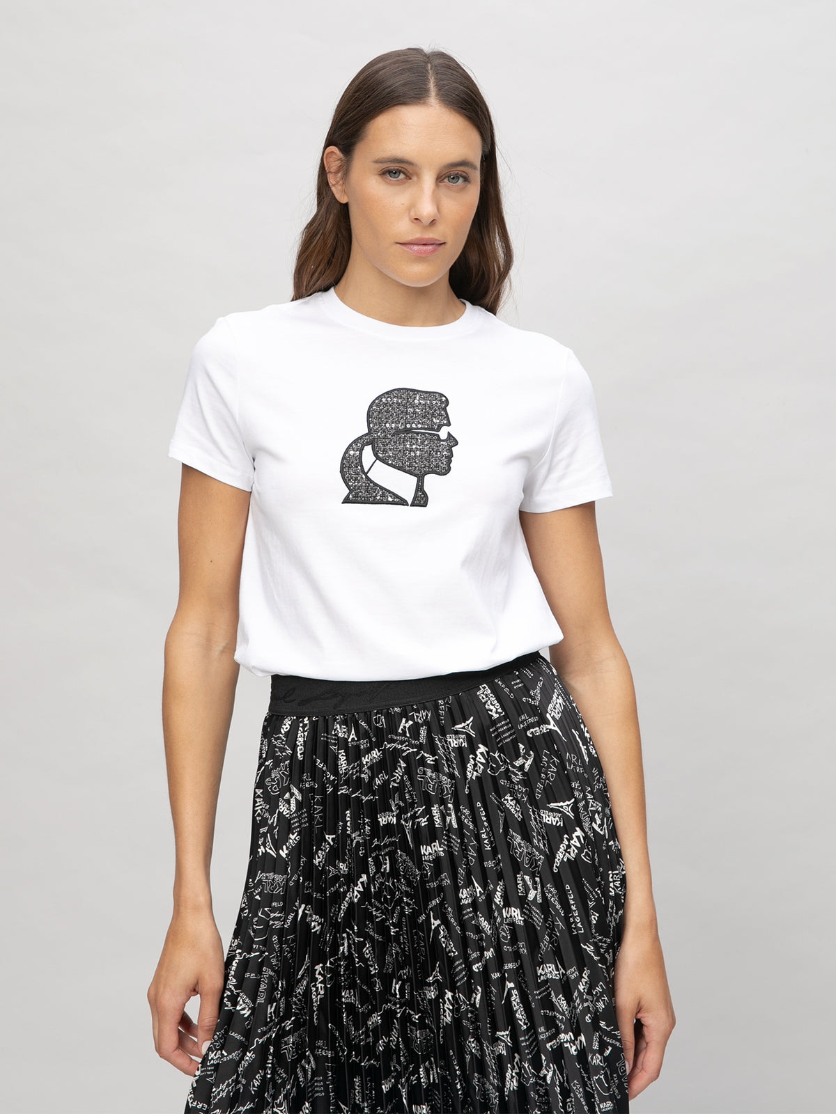 Camiseta Blanca Mujer Karl Lagerfeld