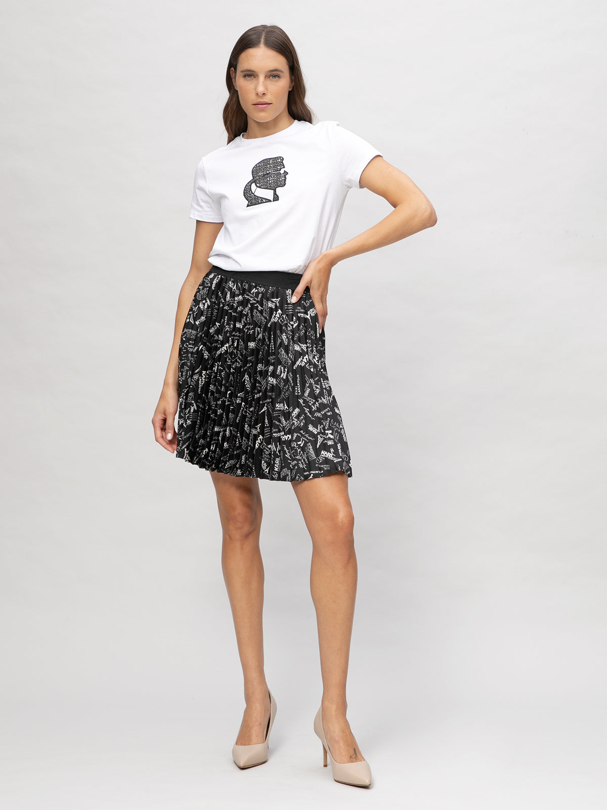 Camiseta Blanca Mujer Karl Lagerfeld
